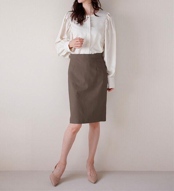 RANAN（ラナン）の「夏に嬉しい機能付！ストレッチタイトスカート（ひざ丈スカート）」｜詳細画像