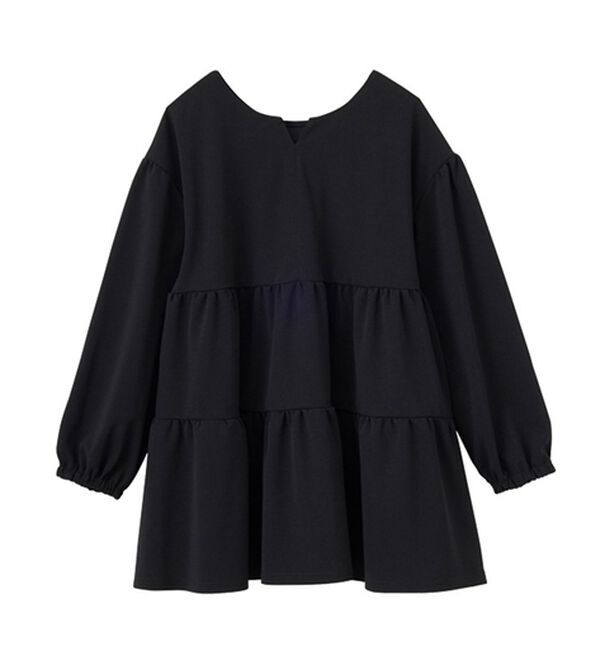 GeeRA（ジーラ）の「前後２ＷＡＹボリュームティアードブラウス（チュニック）」｜詳細画像