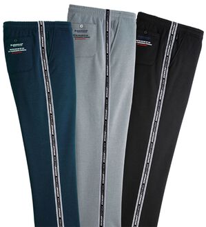 「【３本組】＜ダンロップ・リファインド＞裏ボア暖かジャージパンツ（メンズルームウェア）」｜3本組