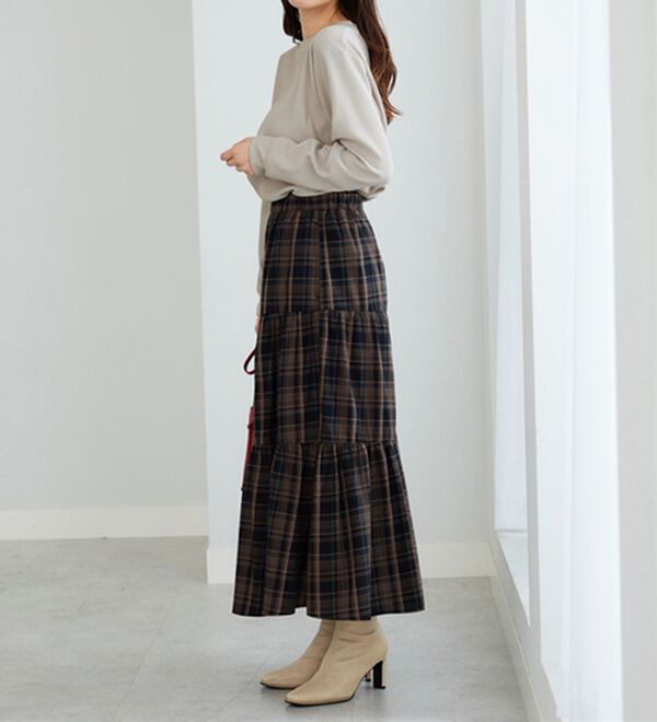 BELLUNA（ベルーナ）の「《快適Ｌａｂ．》 乾きやすい！ドライワッフルプルオーバー（カットソー）」｜詳細画像