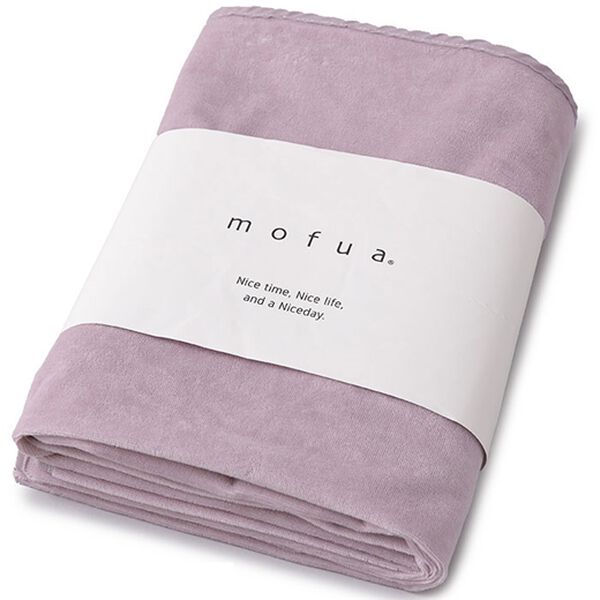 「しっかり防水フラットシーツ　ｍｏｆｕａ＜敷パッド＞＜おねしょシーツ・防水シーツ＞（敷布団カバー・シーツ）」｜グレイッシュパープル