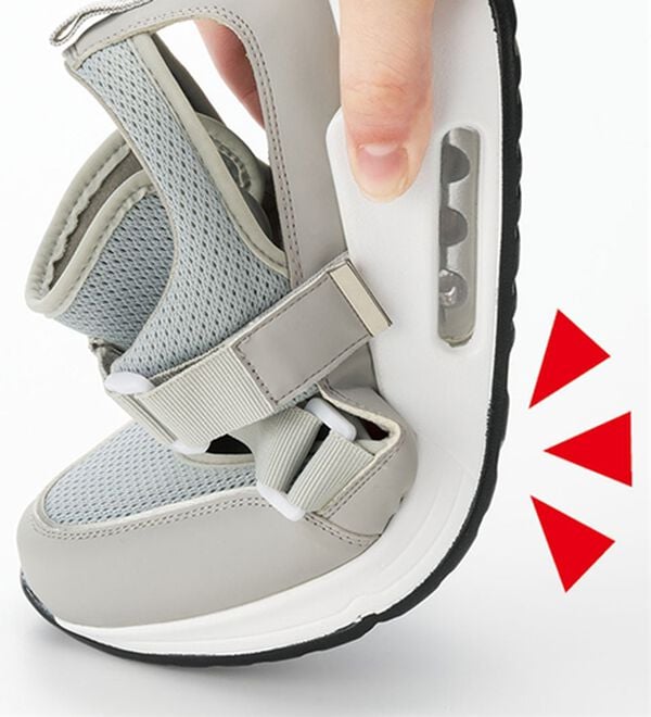 ルフラン（ルフラン）の「４Ｅ涼しげ美脚スニーカーサンダル（スニーカー）」｜詳細画像