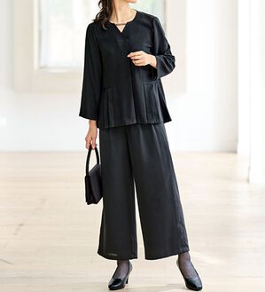 anana アナナ　パール付きカットソー　パンツ　セットアップ　卒業式　入学式 anana アナナ パール付きカットソー パンツ セットアップ 卒業式