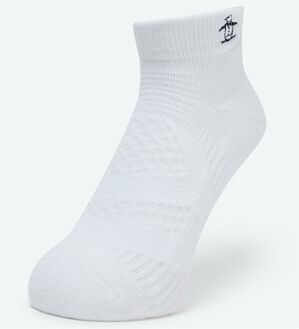 「＜マンシングウェア＞ショート丈Ｌ型ソックス（メンズ靴下・タイツ）」｜ホワイト