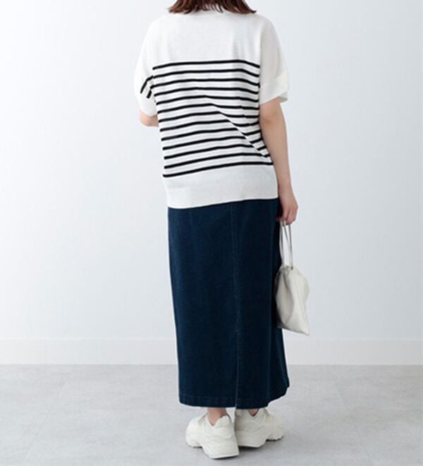 BELLUNA（ベルーナ）の「チューリップ袖デザインニットプルオーバー（ニット・セーター）」｜詳細画像