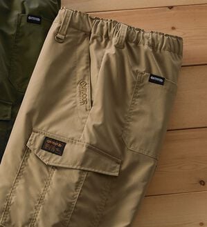 「＜アウトドアプロダクツ＞年間定番らくらくカーゴパンツ（メンズフルレングスパンツ）」｜ベージュ