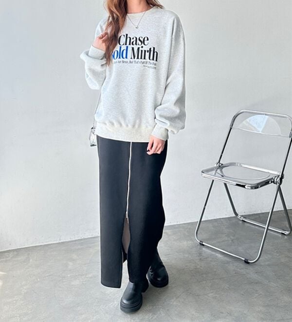 GeeRA（ジーラ）の「アソートデザイン裏起毛スウェット（トレーナー・スウェット）」｜詳細画像