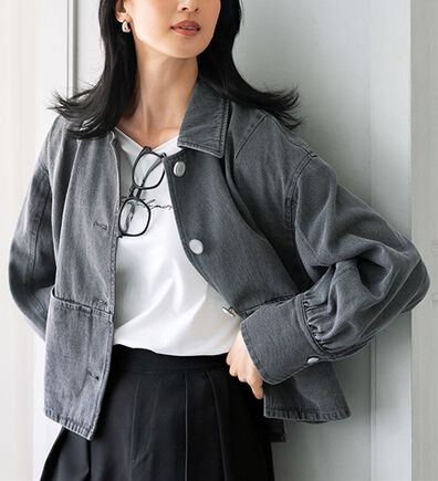BELLUNA（ベルーナ）の「アウターが着たくなったら　デザインデニムジャケット（その他ジャケット）」