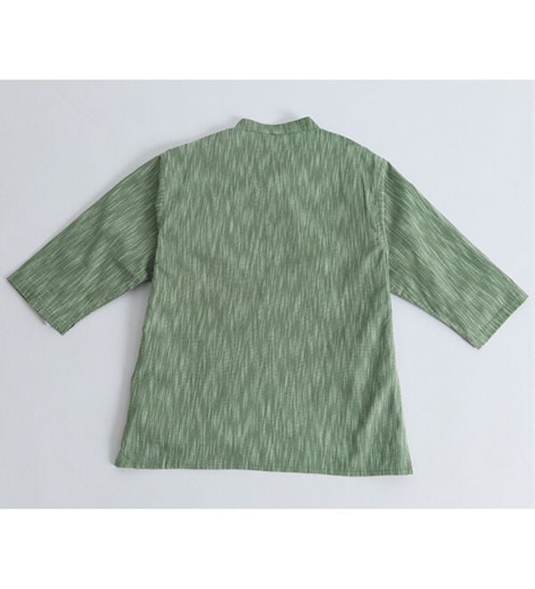 「ざっくり木綿のゆったりリラックスシャツ（メンズシャツ）」｜詳細画像