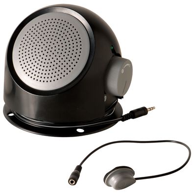 「集音マイク付きお手元スピーカー（テレビ・オーディオ・カメラ機器）」