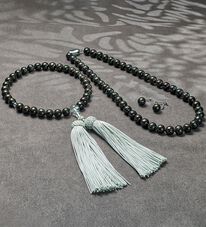 ルフラン（ルフラン）の「【３点セット】黒染淡水パール３点セット（その他ジュエリー・アクセサリー）」