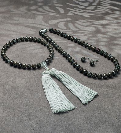 ルフラン（ルフラン）の「【３点セット】黒染淡水パール３点セット（その他ジュエリー・アクセサリー）」