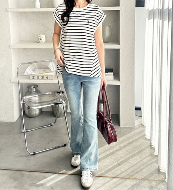 GeeRA（ジーラ）の「【ＵＳ．ＰＯＬＯ．ＡＳＳＮ】接触冷感フレンチスリーブＴシャツ（Tシャツ）」｜詳細画像