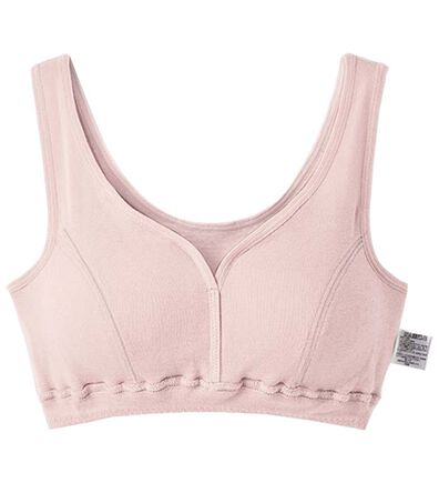 LAVIENNE（ラヴィエンヌ）の「綿１００％オーガニックコットンハーフトップブラ・リブショーツ（別売）（ブラジャー）」