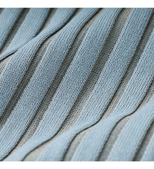 GeeRA（ジーラ）の「配色リブハイネックニット（ニット・セーター）」｜詳細画像