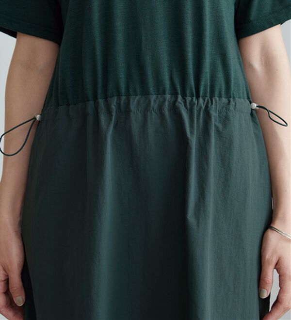 BELLUNA（ベルーナ）の「ドロスト使いドッキングワンピース（その他ワンピース）」｜詳細画像