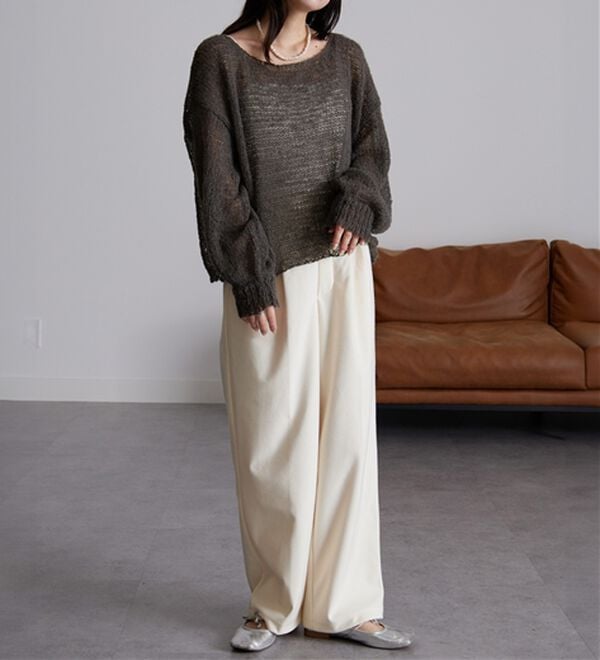 RANAN（ラナン）の「モヘアライクローゲージニット（ニット・セーター）」｜詳細画像