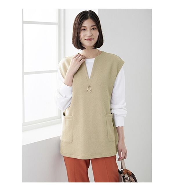 BELLUNA（ベルーナ）の「ポケット付ベストアンサンブル（アンサンブル）」｜詳細画像