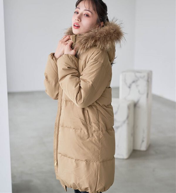 RANAN（ラナン）の「リアルファー付ダウンコート（ダウンコート・ジャケット・ベスト）」｜詳細画像