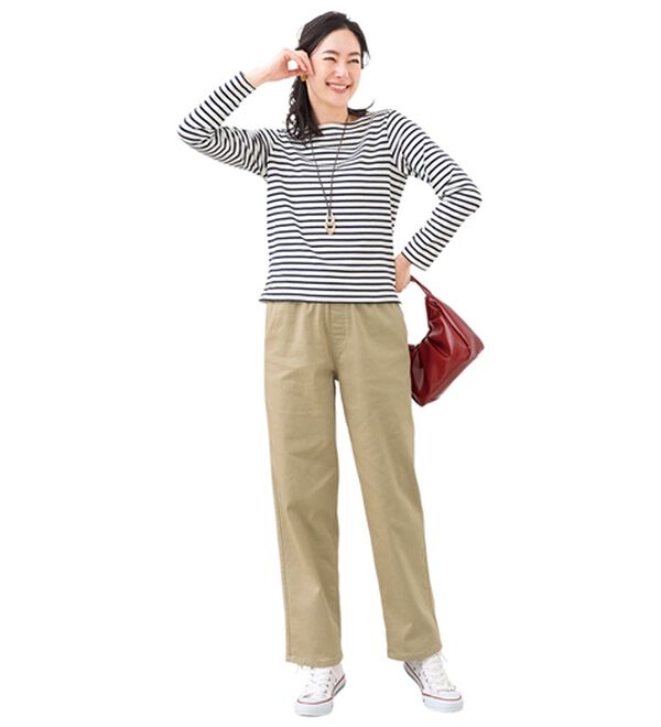 ルフラン（ルフラン）の「【３本組】ゆったりはける。裏起毛イージーパンツ（その他パンツ）」｜詳細画像