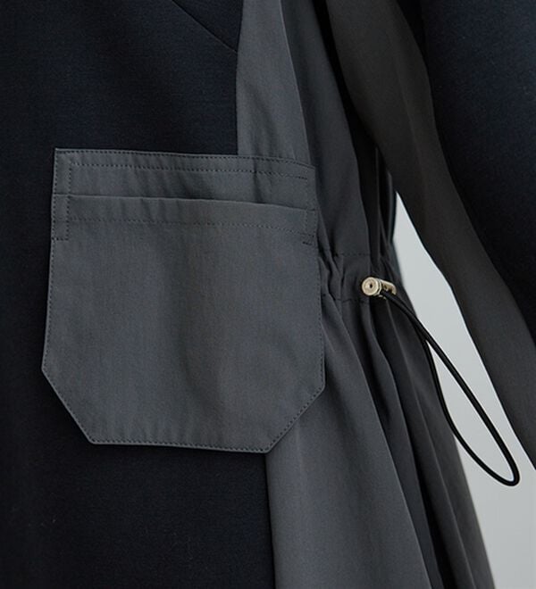 BELLUNA（ベルーナ）の「配色切替ポケットデザインワンピース（その他ワンピース）」｜詳細画像