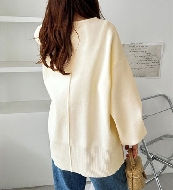 GeeRA（ジーラ）の「ハーフジップニットプルオーバー（ニット・セーター）」｜詳細画像