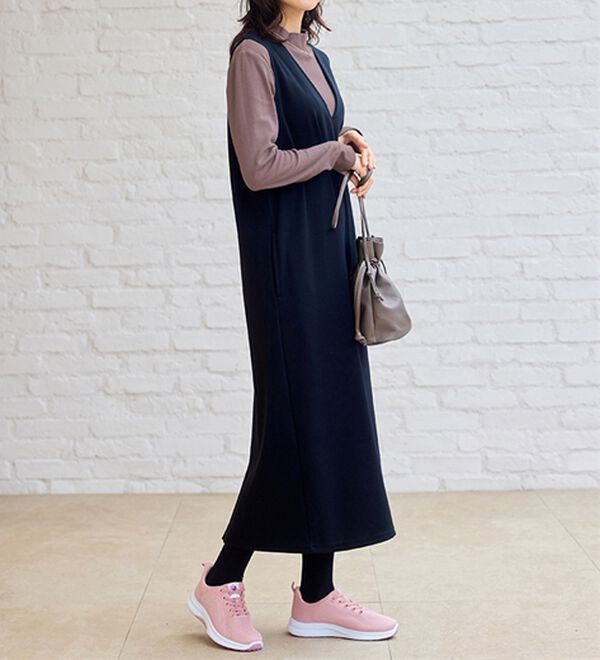 BELLUNA（ベルーナ）の「手を使わずに履けるニットスニーカー（スニーカー）」｜詳細画像