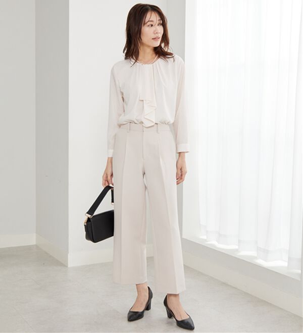 BELLUNA（ベルーナ）の「＜Ｃ／Ｓ＞センタータックワイドパンツ（ワイドパンツ・ガウチョ）」｜詳細画像