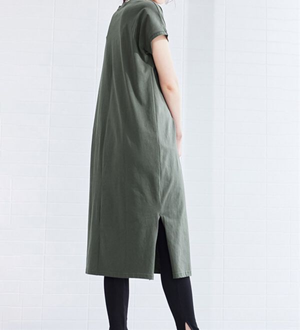 RANAN（ラナン）の「【レギンス付】＜ＢＣ＞綿１００％ひんやりワンピース（その他ワンピース）」｜詳細画像