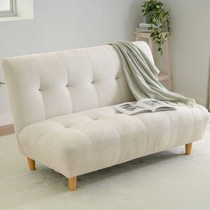 iellio（イエリオ）の「座り心地の良いハイバックソファＳｏｏｍｉ＜２人掛・１人掛・スツール＞（ソファ）」｜アイボリー