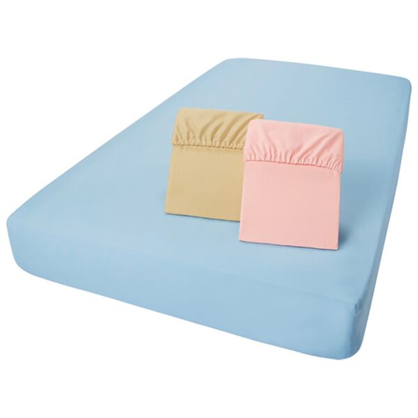 「抗菌防臭しわになりにくいボックスシーツ３色組（敷布団カバー・シーツ）」｜1