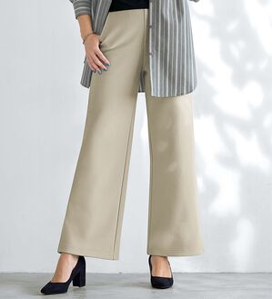 BELLUNA（ベルーナ）の「＜ジュエルウォーム＞ワイドパンツ（ワイドパンツ・ガウチョ）」｜詳細画像