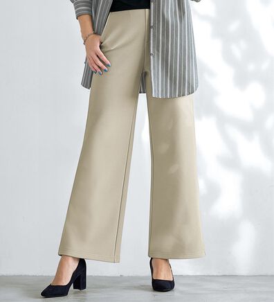 BELLUNA（ベルーナ）の「＜ジュエルウォーム＞ワイドパンツ（ワイドパンツ・ガウチョ）」