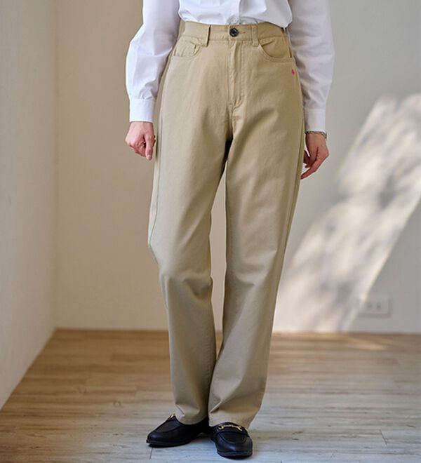 BELLUNA（ベルーナ）の「【ＰＯＬＯ　ＢＣＳ】綿チノパンツ（フルレングスパンツ）」｜詳細画像