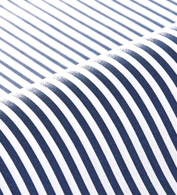 BELLUNA（ベルーナ）の「ハーフジップ使いストライプ切替ワンピース（チュニック）」｜詳細画像