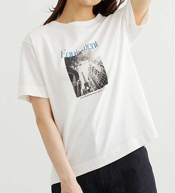 BELLUNA（ベルーナ）の「ヒンヤリ！綿１００％大人フォトプリントＴシャツ（Tシャツ）」｜詳細画像