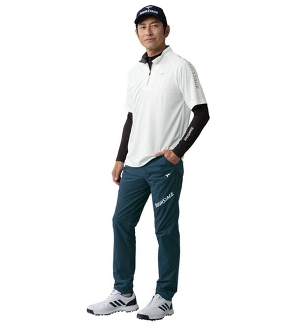 「【３点セット】＜ツアーステージ＞即完成！ブランド３点セット（メンズゴルフウェア）」｜詳細画像