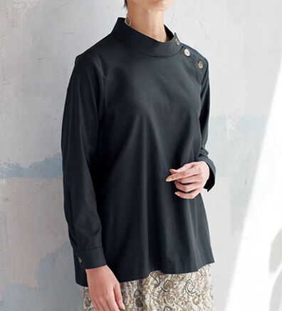 BELLUNA（ベルーナ）の「綿・テンセル（ＴＭ）繊維ストレッチブラウス（ブラウス）」