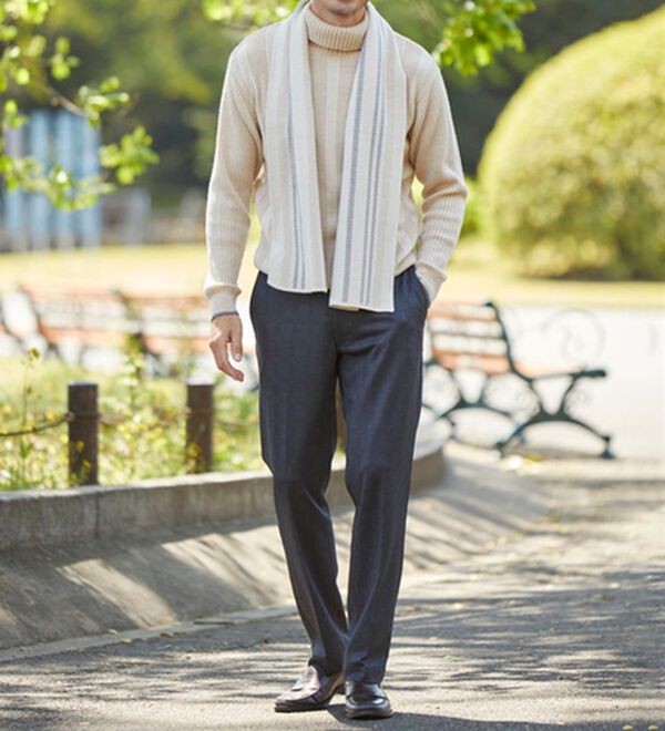 コムルヴァン・オム＞大人の休日ラクラクパンツ - ベルーナ【公式】