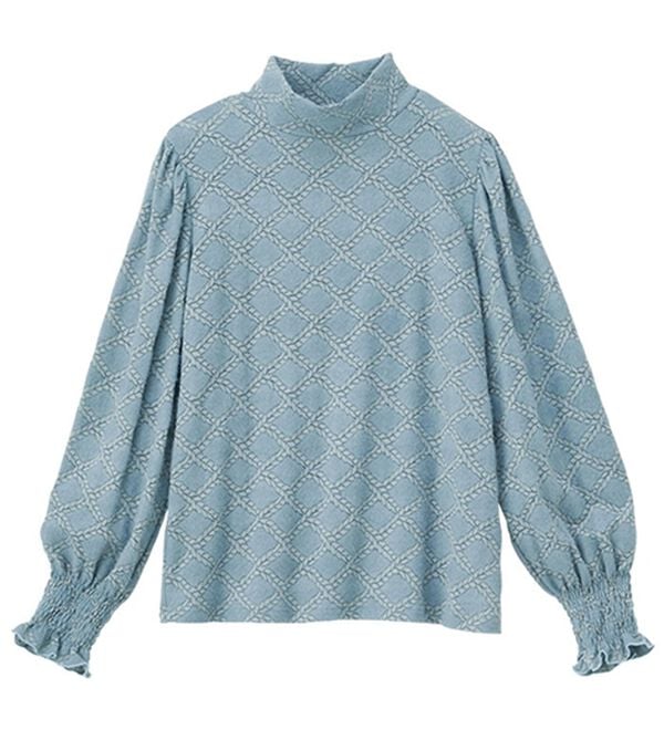 RANAN（ラナン）の「ハイネックカットレースブラウス（ブラウス）」｜詳細画像