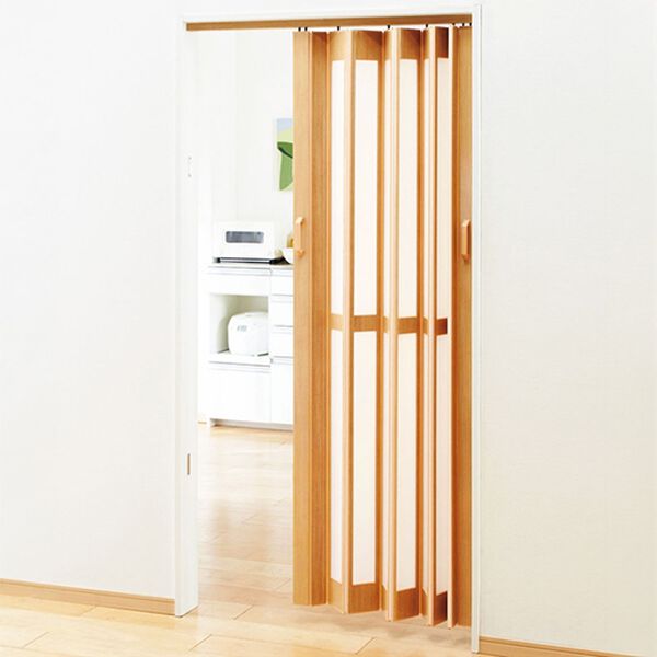 iellio（イエリオ）の「素敵に間仕切りパネルドア（のれん・間仕切り・カフェカーテン）」｜ナチュラル