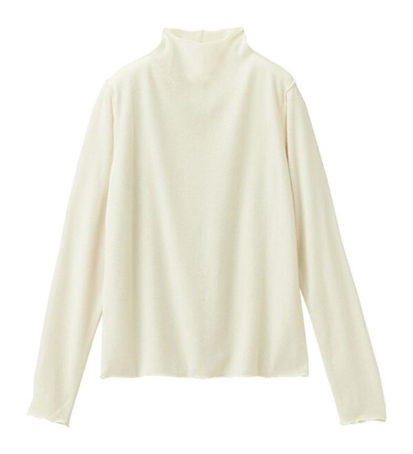 RANAN（ラナン）の「前後２ＷＡＹ！メロウ使いニットソーフリルプルオーバー（カットソー）」｜詳細画像