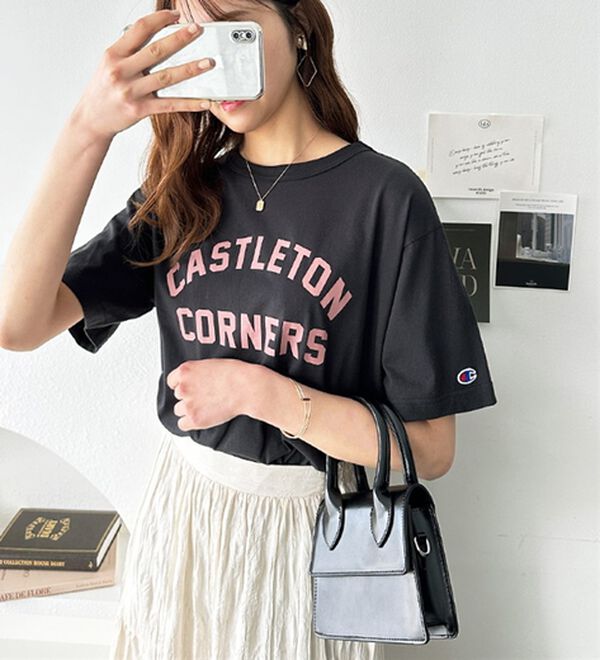 GeeRA（ジーラ）の「【ｃｈａｍｐｉｏｎ】ロゴＴシャツ（Tシャツ）」｜詳細画像