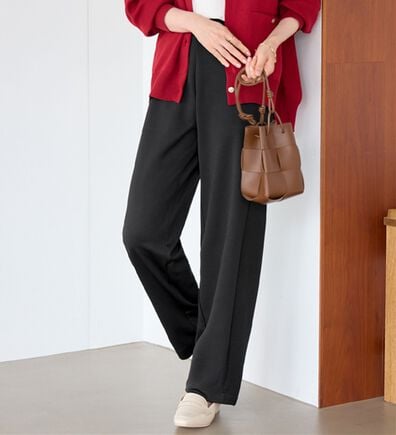 Viola e Viola（ヴィオラ エ ヴィオラ）の「【細見え体型カバー】楽ちん美脚パンツ（フルレングスパンツ）」