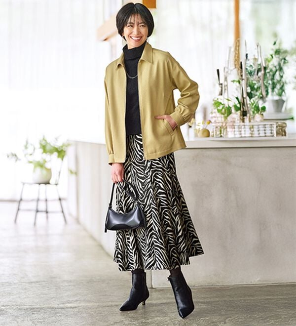 着映えプリントフレアスカート - ベルーナ【公式】