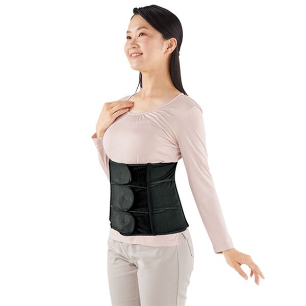 「お腹スッキリ美姿勢サポーター２枚組（サポーター・肩腰膝ケア）」｜詳細画像