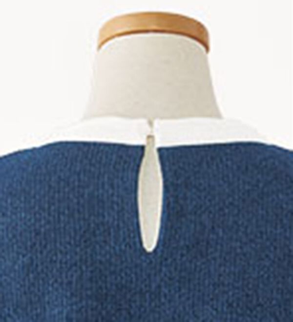 BELLUNA（ベルーナ）の「杢調素材シャツレイヤード風チュニック（チュニック）」｜詳細画像