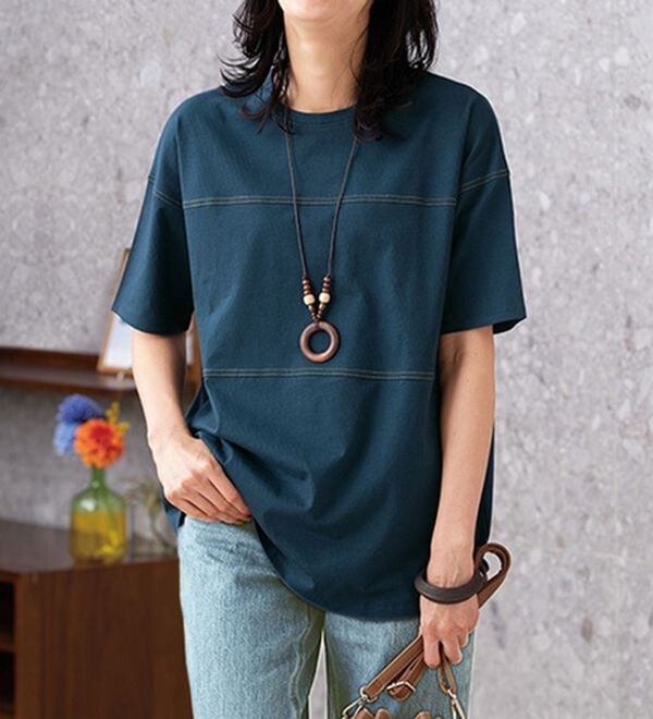 ルフラン（ルフラン）の「【４色組】ひんやり＊キシリトールＴシャツ（Tシャツ）」｜詳細画像