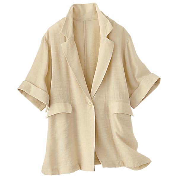 BELLUNA（ベルーナ）の「【小柄さん用】夏のきれいめコーデテーラードジャケット（テーラードジャケット）」｜詳細画像