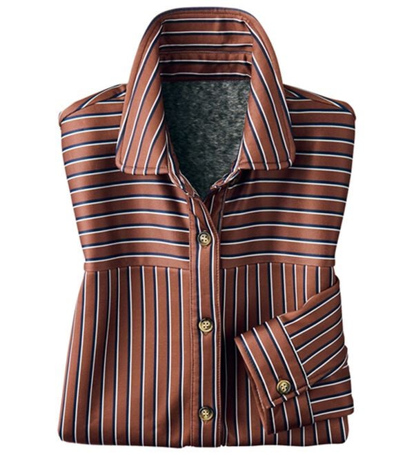 ルフラン（ルフラン）の「【３色組】こっそりぽかぽか裏シャギーオーバーシャツ（シャツ）」｜詳細画像